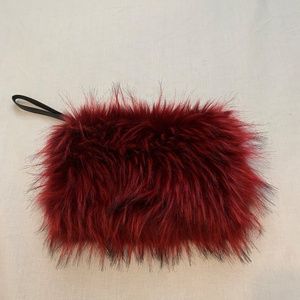 Red Fur Bag